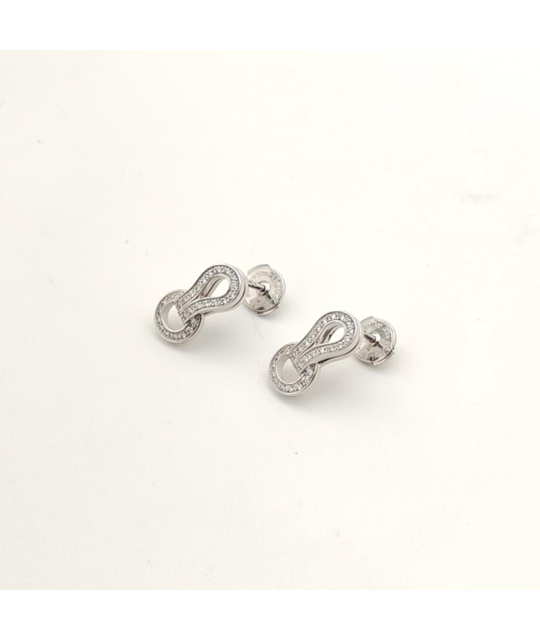 CARTIER Серебряные серьги из белого золота, фото 4