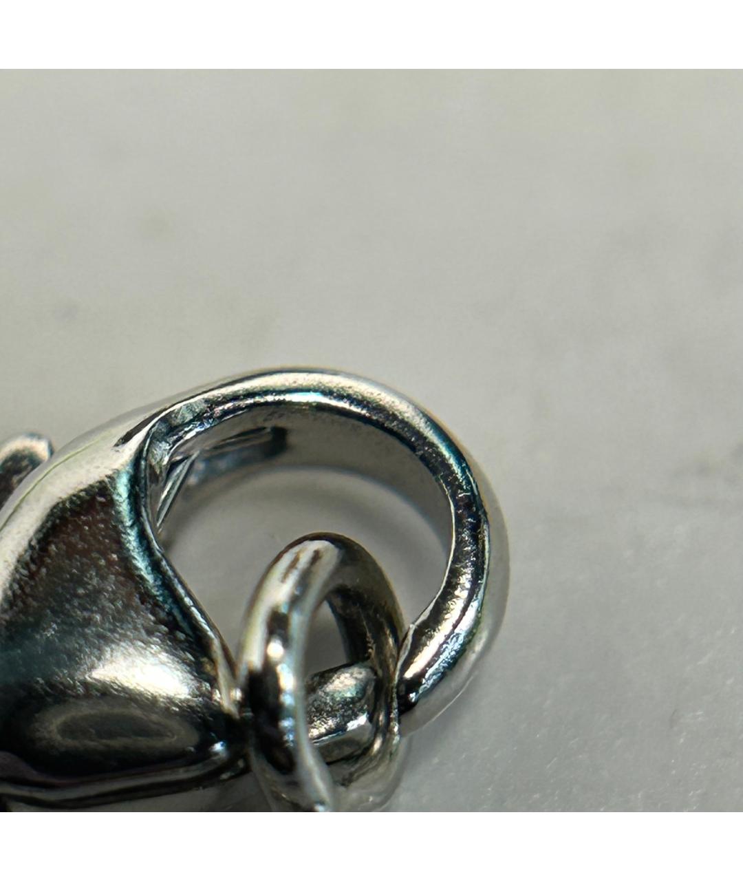 HERMES Голубая металлическая подвеска, фото 9