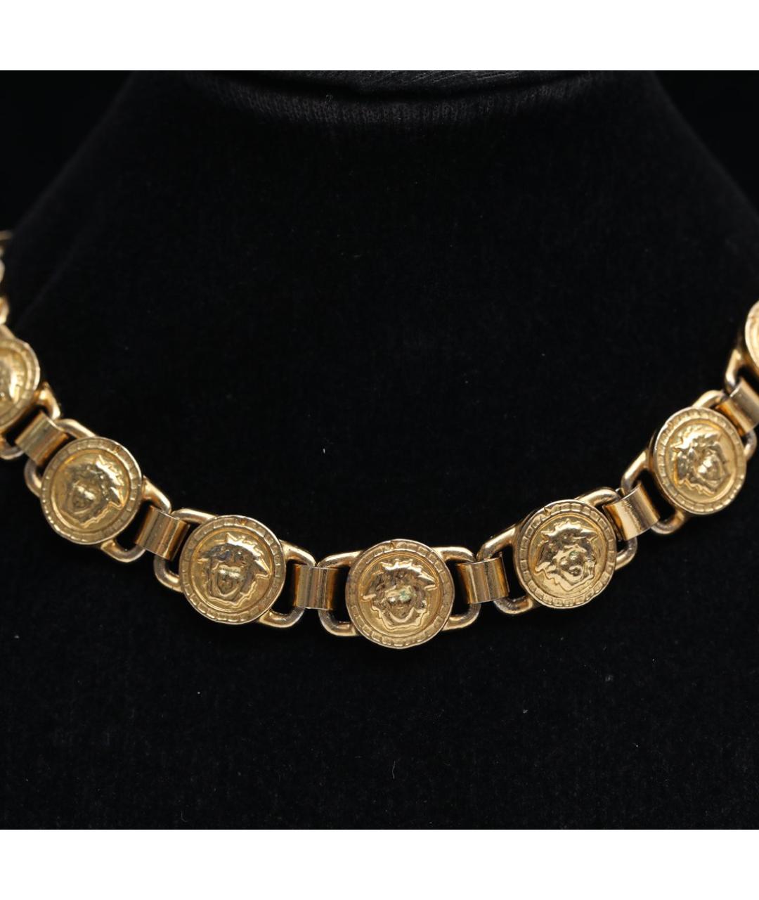 VERSACE Золотое металлическое колье, фото 2