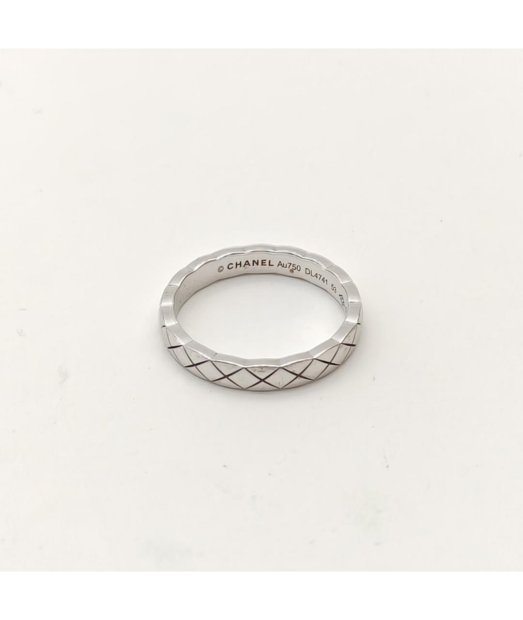 CHANEL Серебряное кольцо из белого золота, фото 5