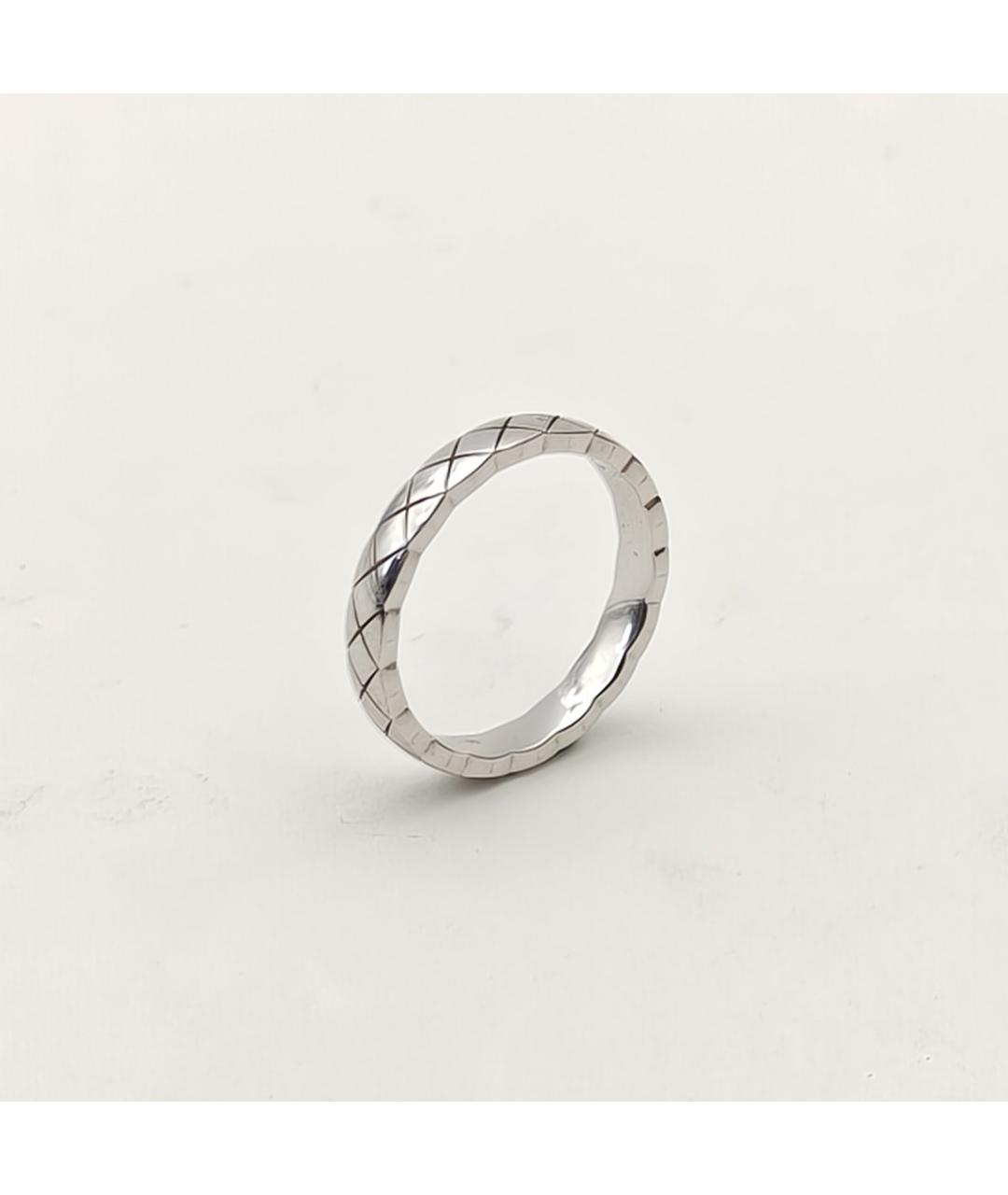 CHANEL Серебряное кольцо из белого золота, фото 3