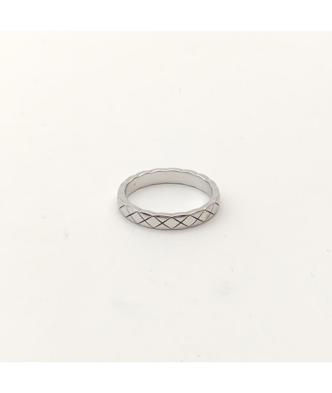 CHANEL Серебряное кольцо из белого золота, фото 4