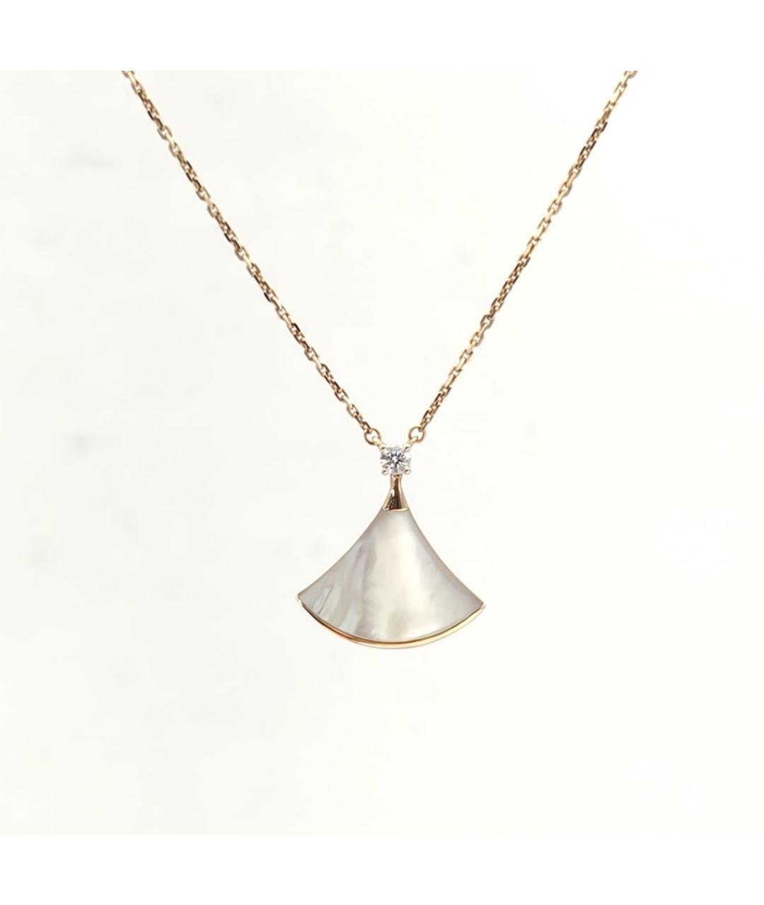 BVLGARI Золотое колье из розового золота, фото 3