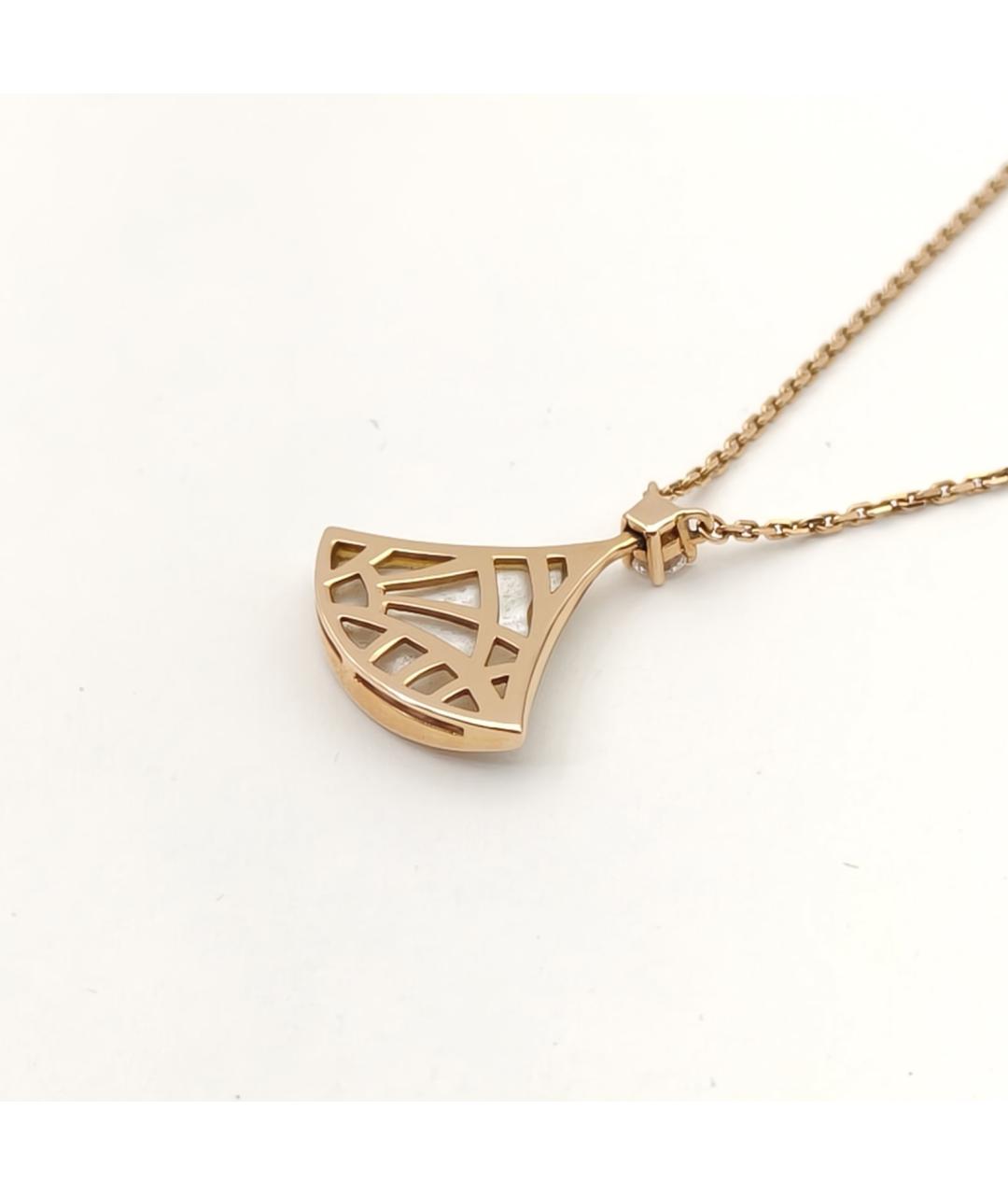 BVLGARI Золотое колье из розового золота, фото 5