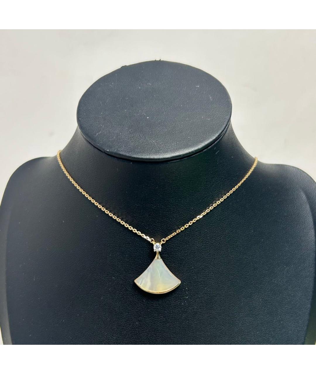 BVLGARI Золотое колье из розового золота, фото 8