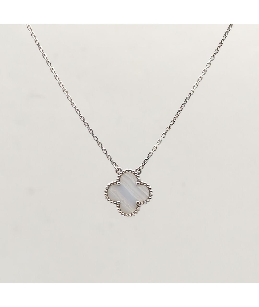 VAN CLEEF & ARPELS Серебряное колье из белого золота, фото 4