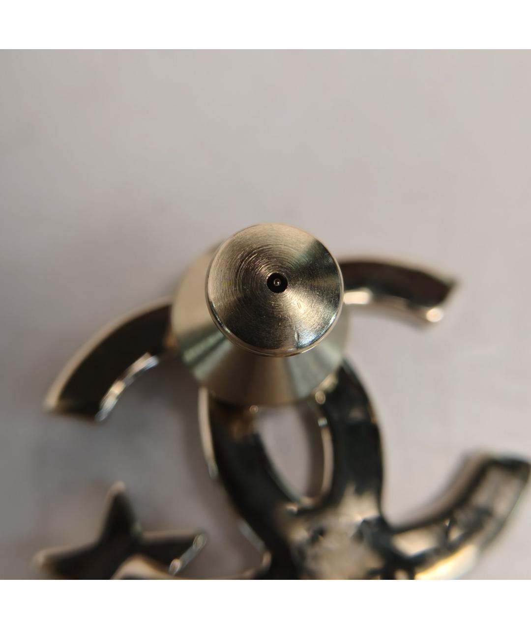 CHANEL Золотая металлическая булавка / брошь, фото 9