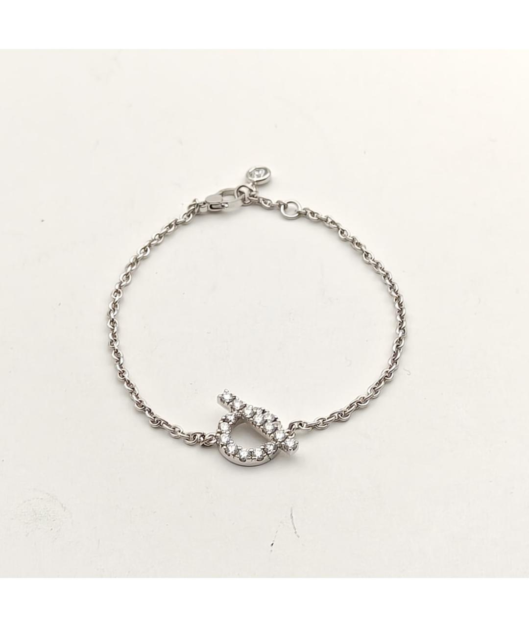 HERMES Серебрянный браслет из белого золота, фото 3