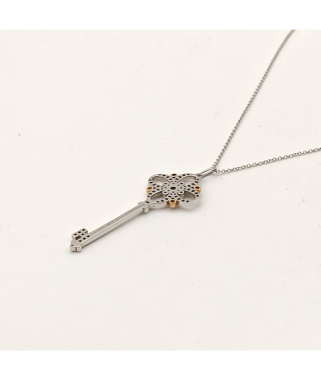 TIFFANY&CO Платиновая подвеска, фото 5