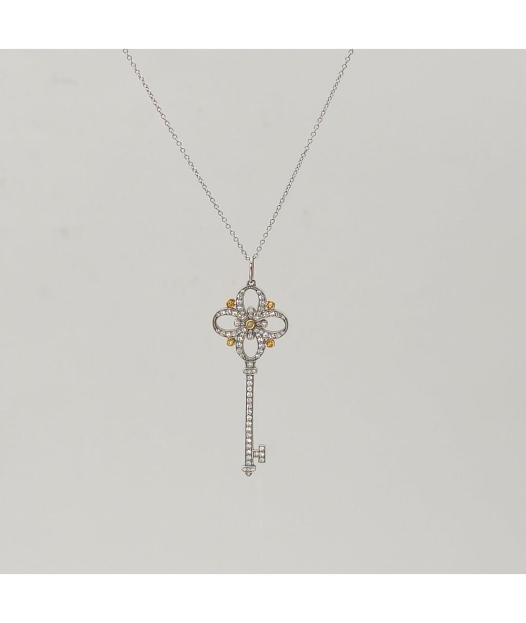 TIFFANY&CO Платиновая подвеска, фото 3