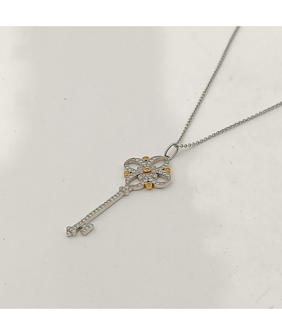 TIFFANY&CO Платиновая подвеска, фото 4