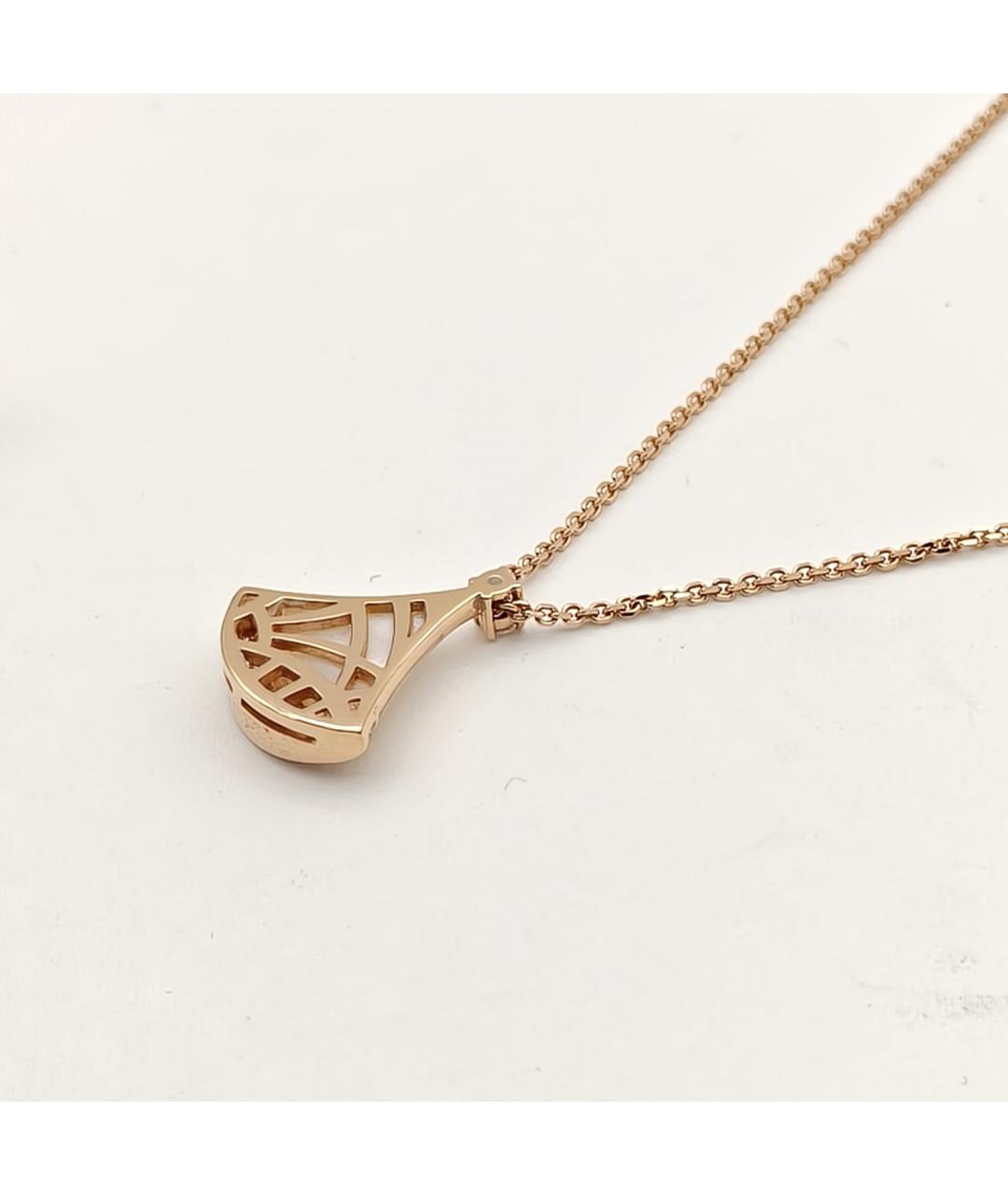 BVLGARI Золотая подвеска из розового золота, фото 5