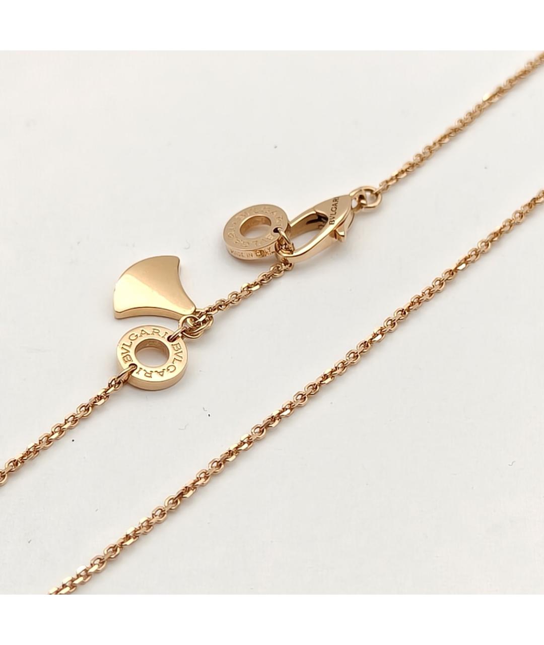 BVLGARI Золотая подвеска из розового золота, фото 6