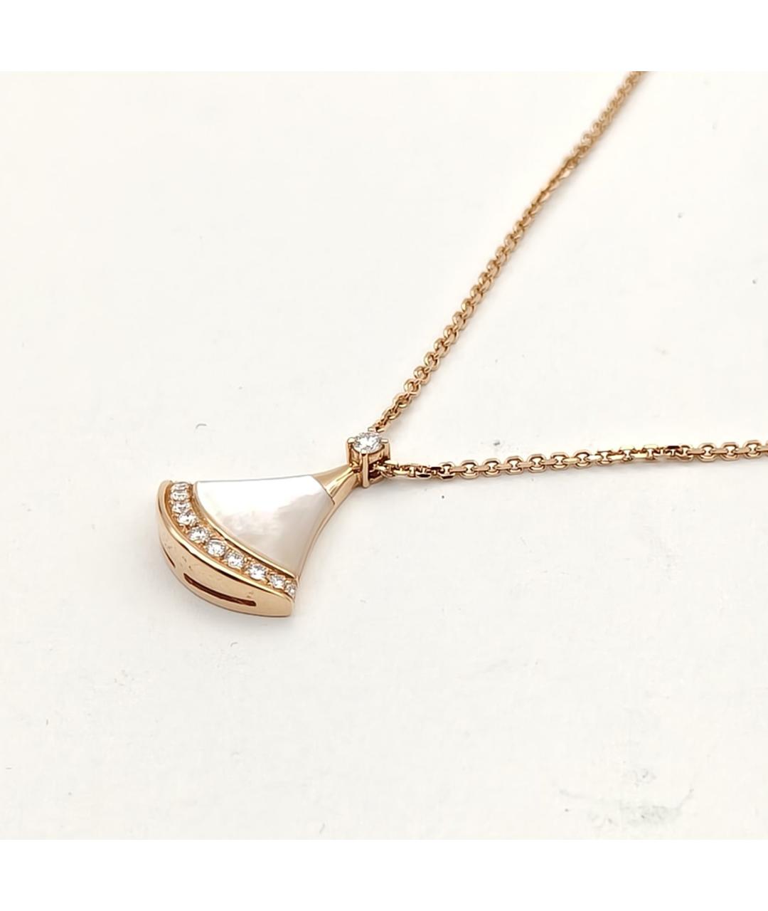 BVLGARI Золотая подвеска из розового золота, фото 4