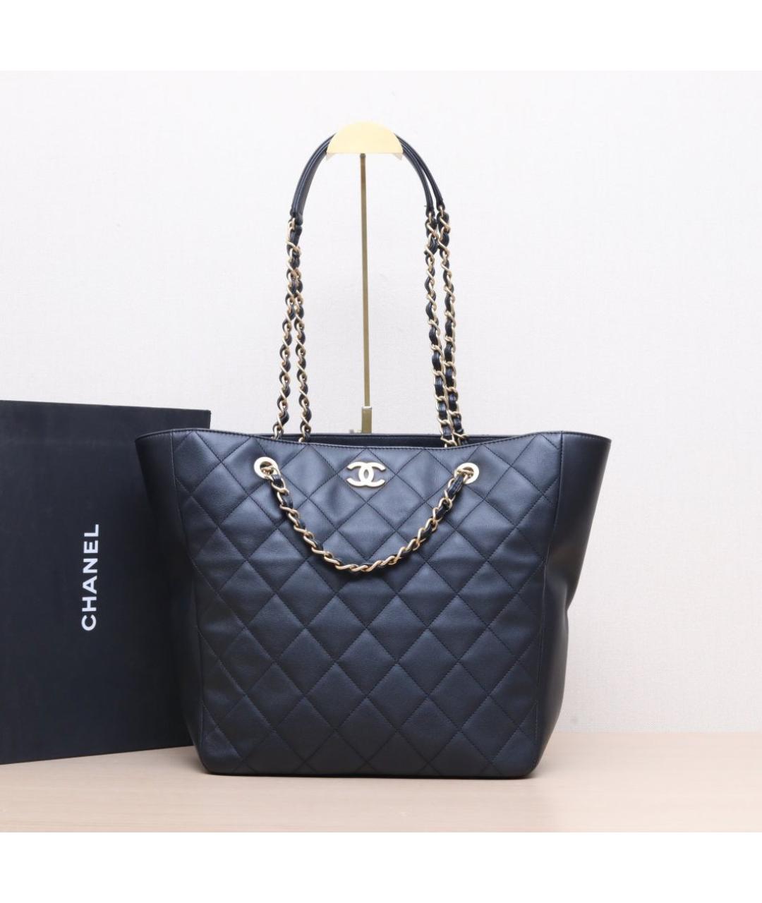 CHANEL Черная сумка тоут, фото 2