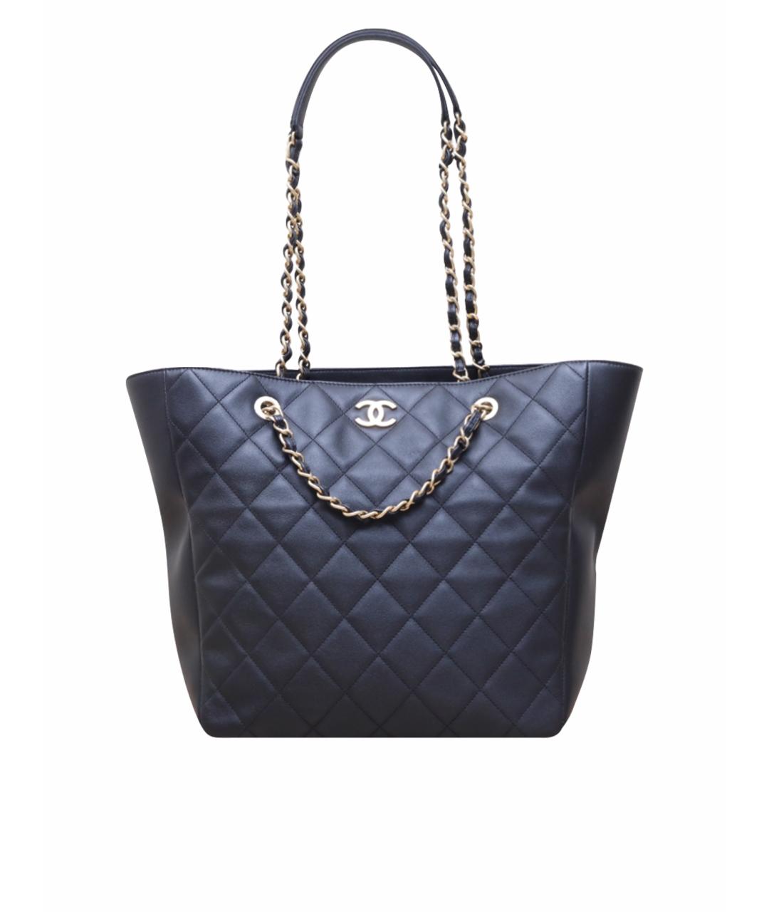 CHANEL Черная сумка тоут, фото 1