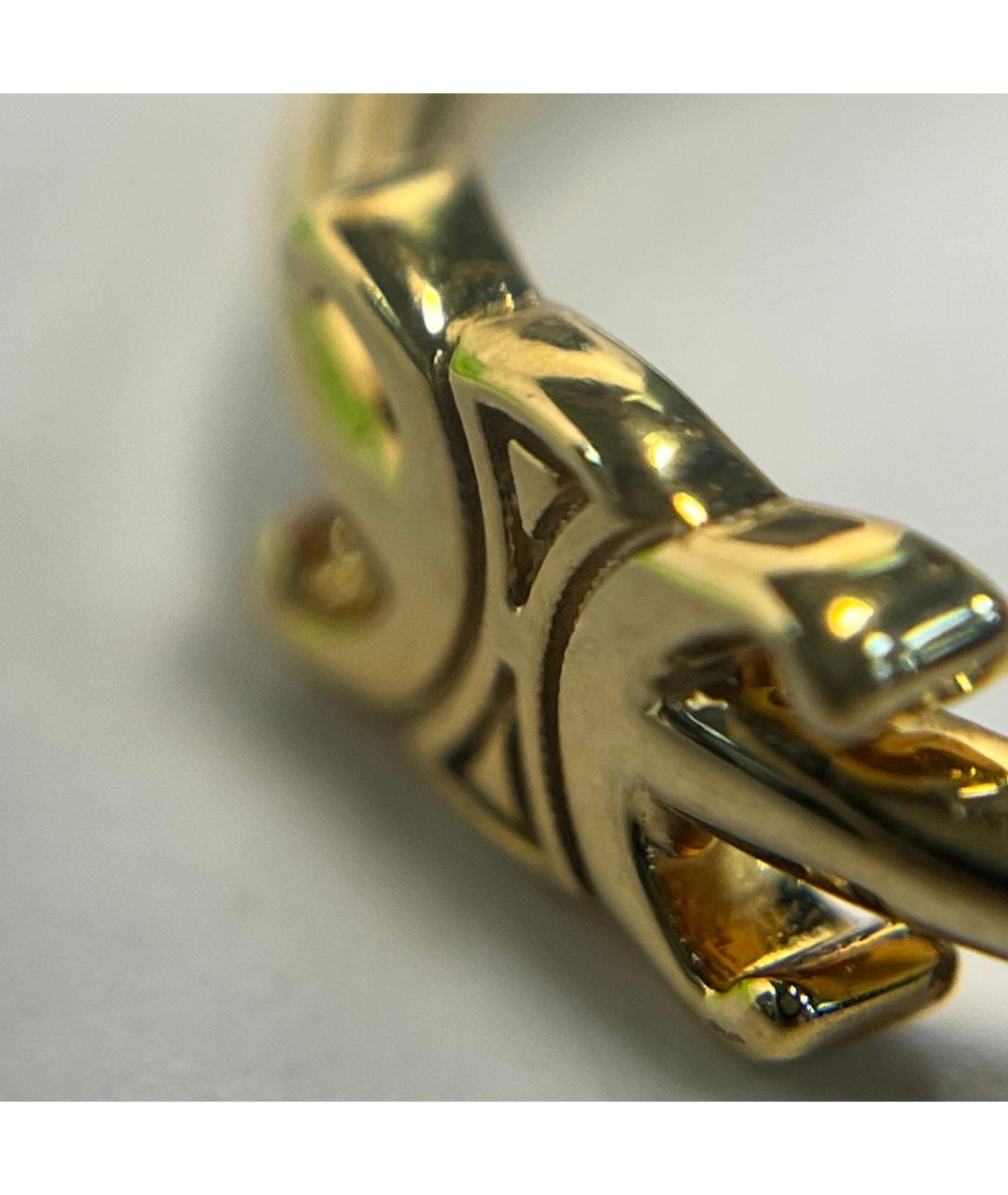 CELINE Золотое металлическое кольцо, фото 9