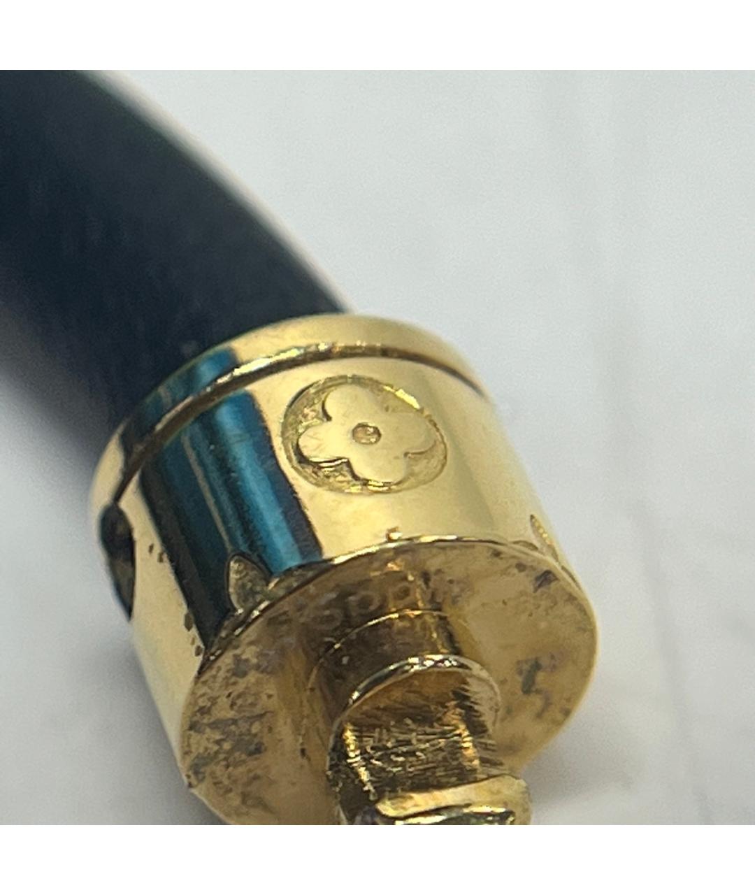 LOUIS VUITTON Коричневый металлический браслет, фото 8