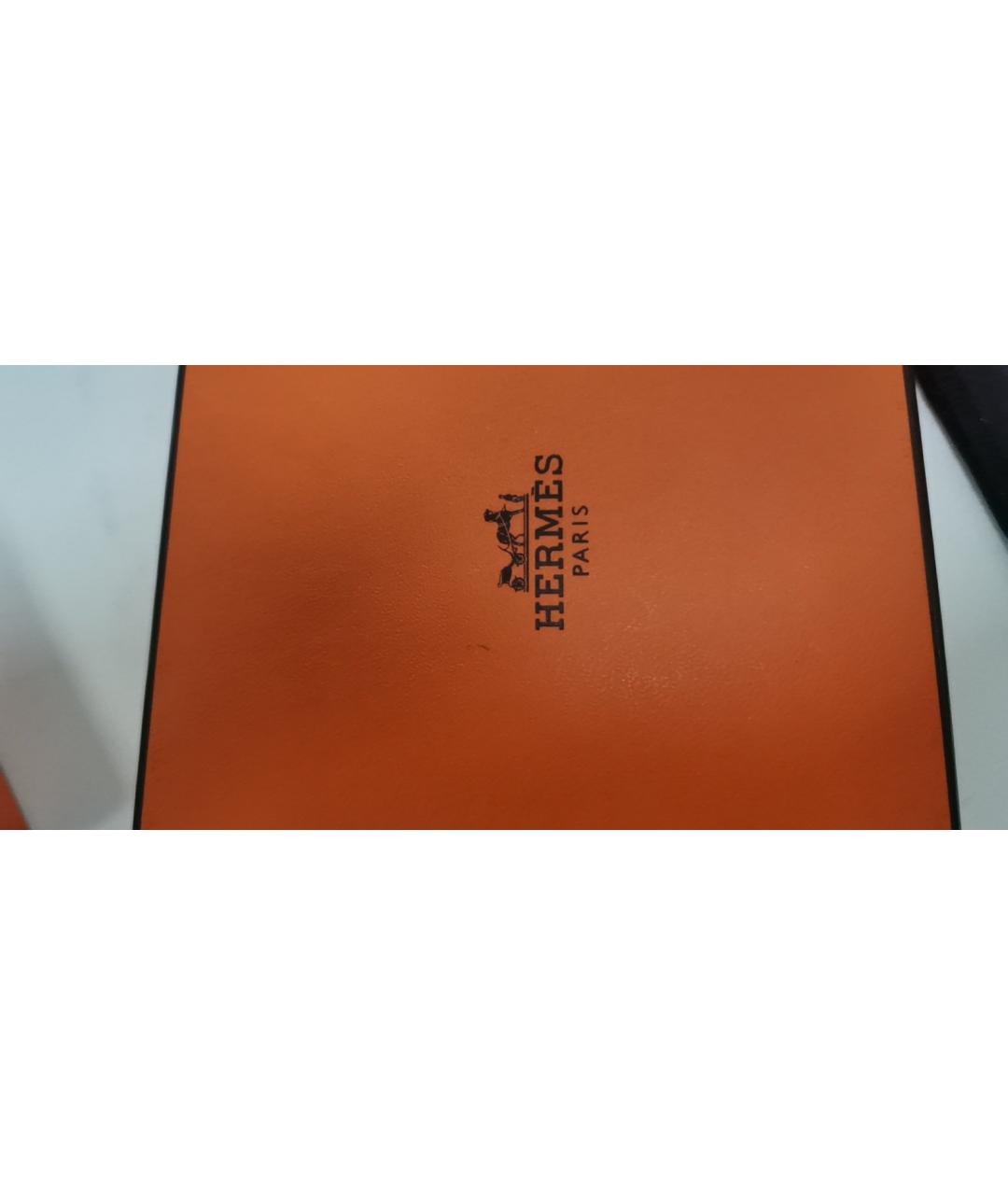 HERMES Черная металлическая подвеска, фото 8