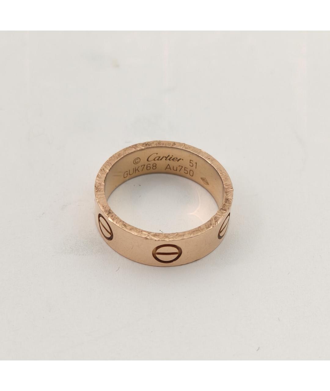 CARTIER Золотое кольцо из розового золота, фото 4