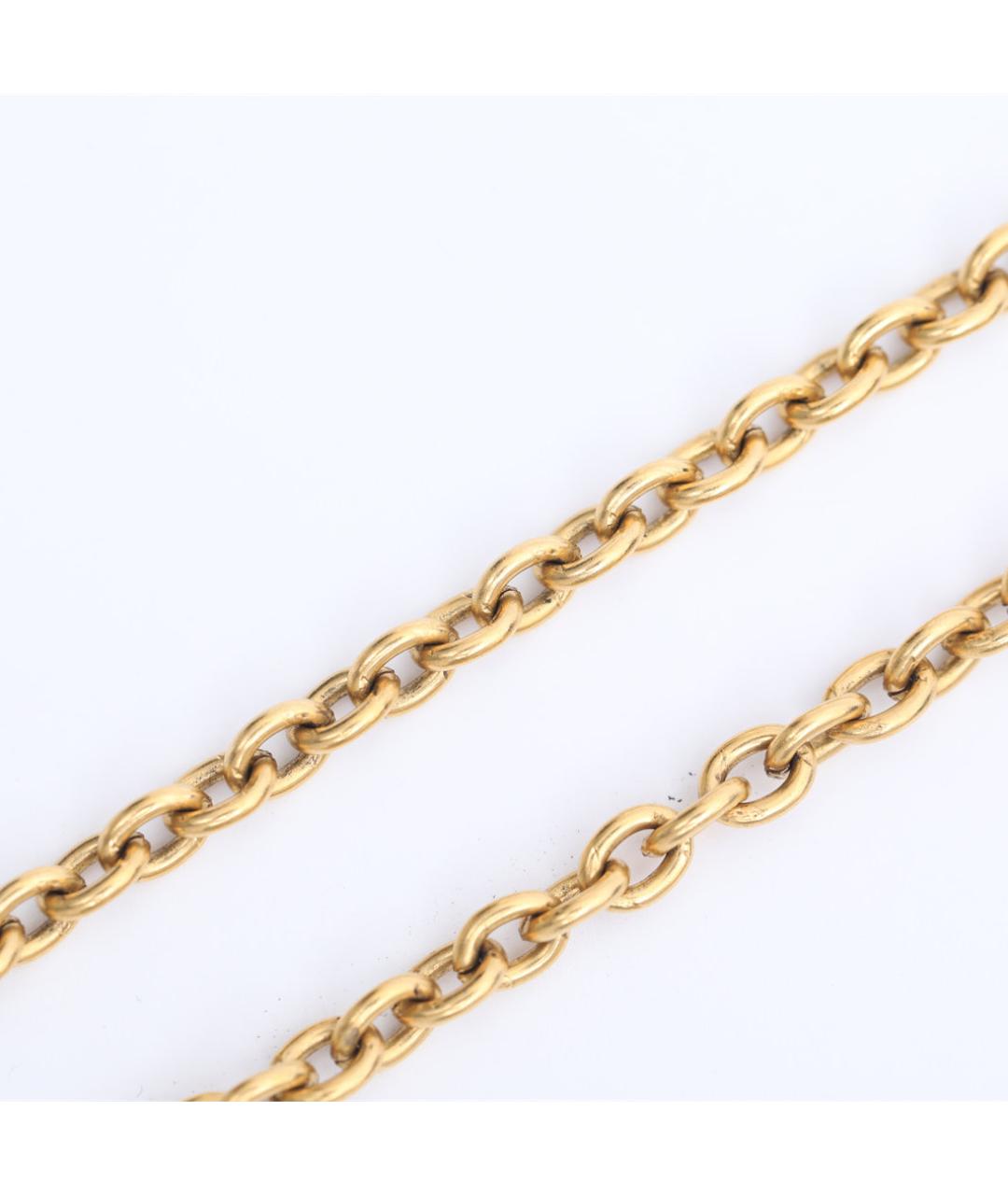 CHANEL Золотая металлическая подвеска, фото 5