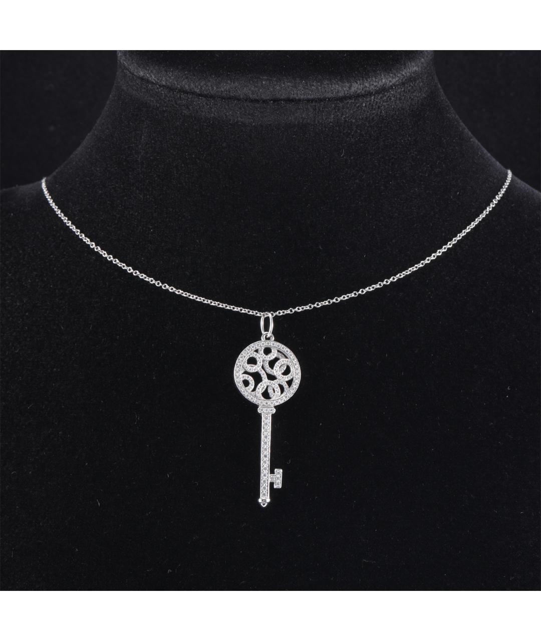 TIFFANY&CO Серебряная подвеска из белого золота, фото 8