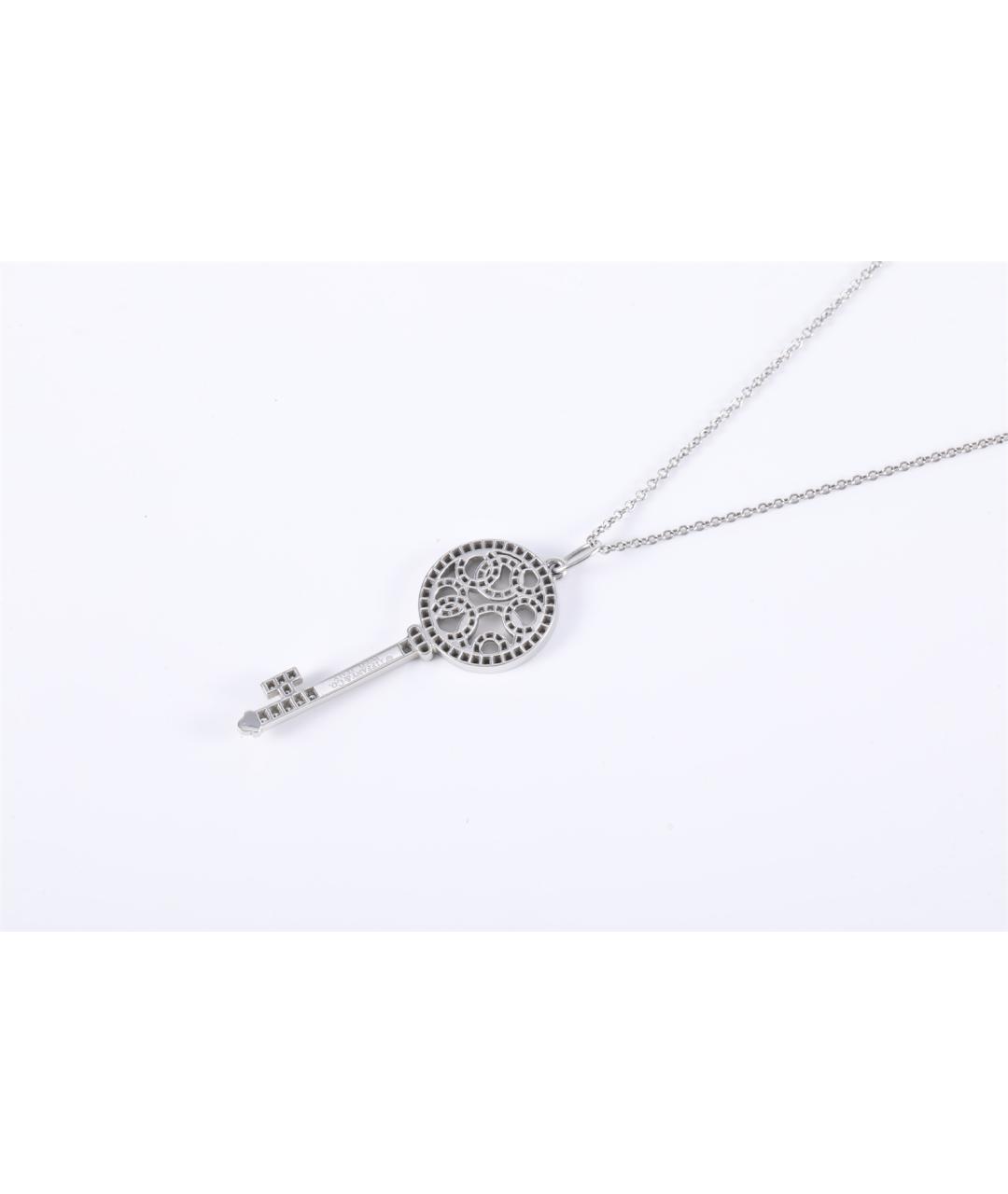 TIFFANY&CO Серебряная подвеска из белого золота, фото 3