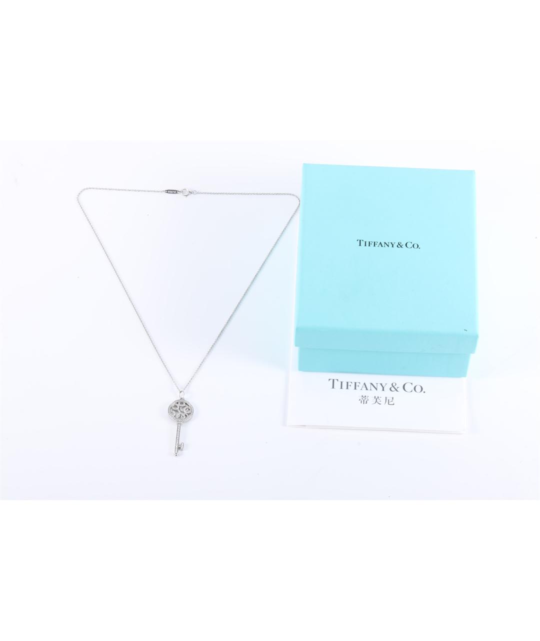 TIFFANY&CO Серебряная подвеска из белого золота, фото 7