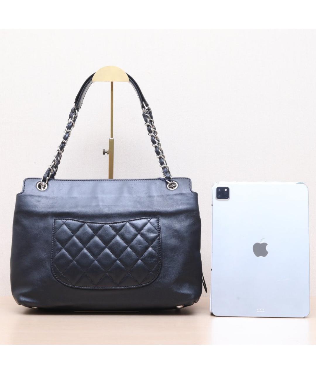 CHANEL Черная сумка через плечо, фото 7