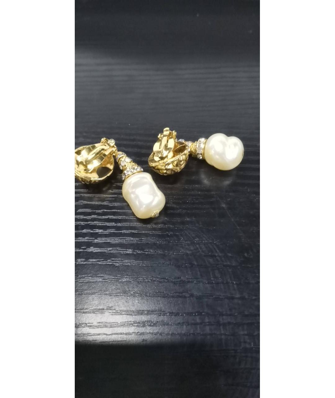 SAINT LAURENT Металлические серьги, фото 7