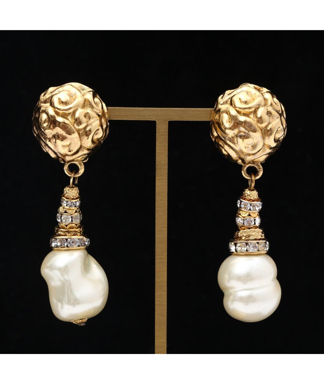 SAINT LAURENT Металлические серьги, фото 2