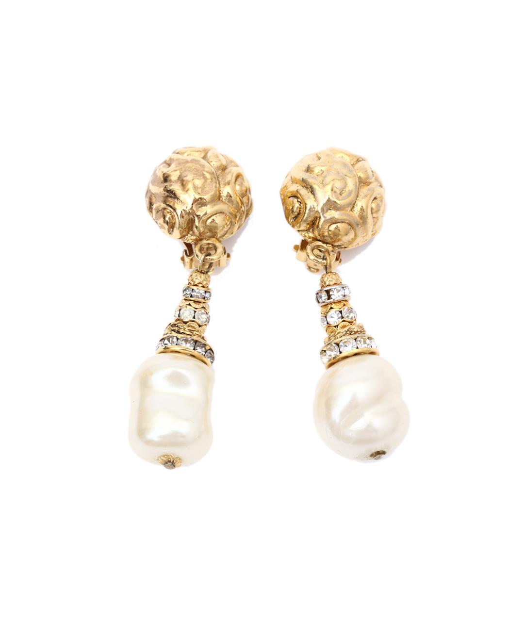 SAINT LAURENT Металлические серьги, фото 8