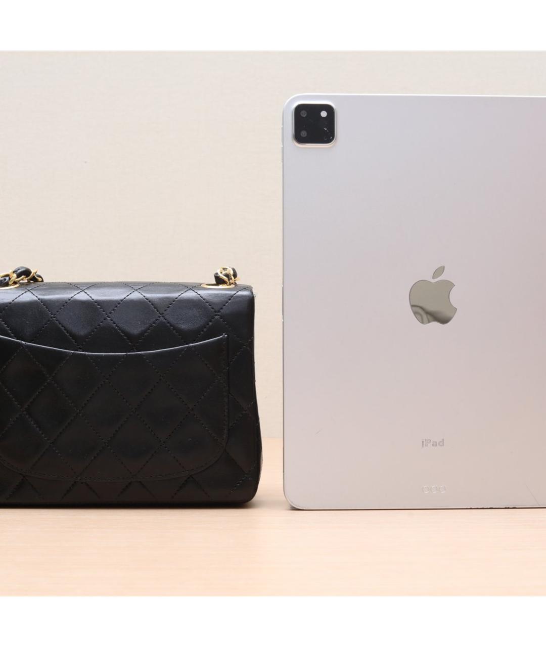 CHANEL Черная кожаная сумка через плечо, фото 7