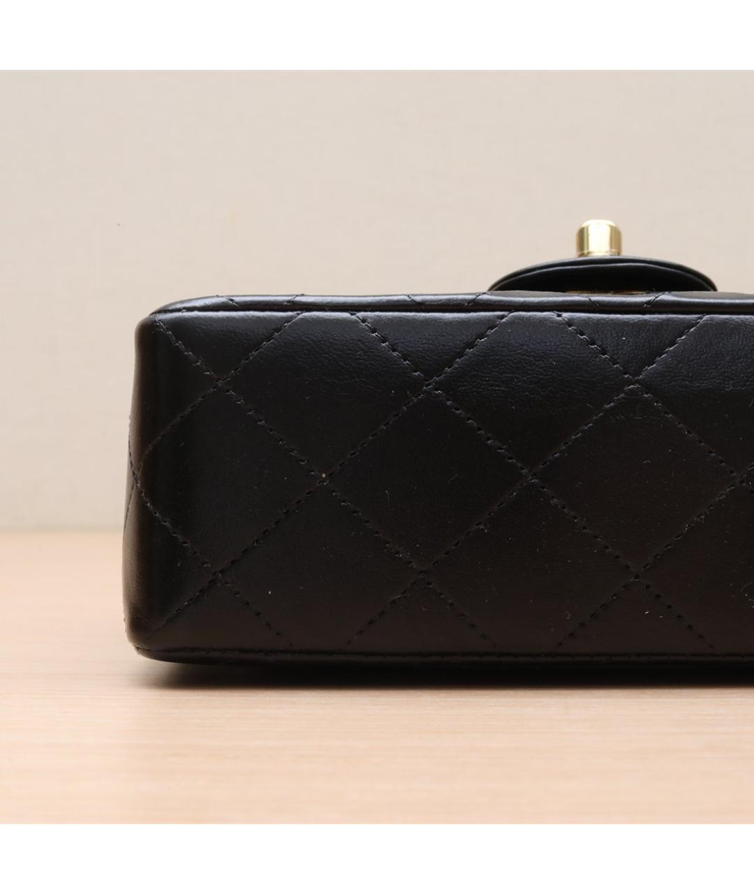 CHANEL Черная кожаная сумка через плечо, фото 9