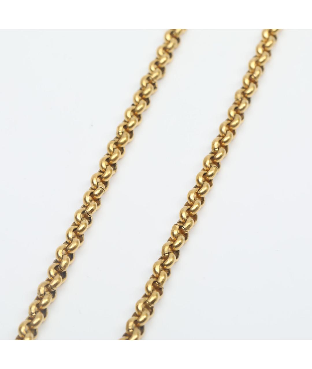 CHANEL Золотая металлическая подвеска, фото 7