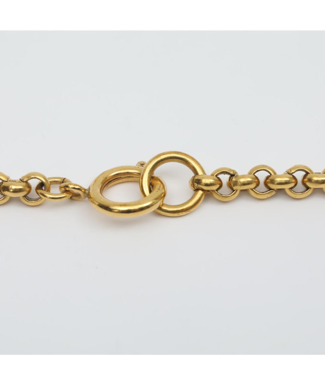 CHANEL Золотая металлическая подвеска, фото 6