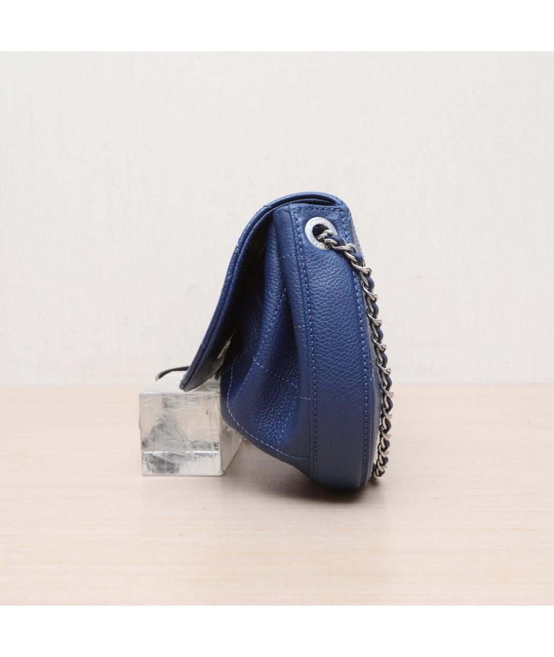 CHANEL Синяя сумка через плечо, фото 5