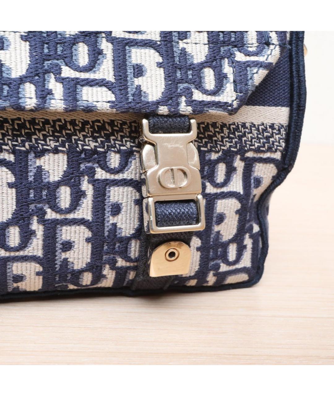 CHRISTIAN DIOR Синяя сумка через плечо, фото 8