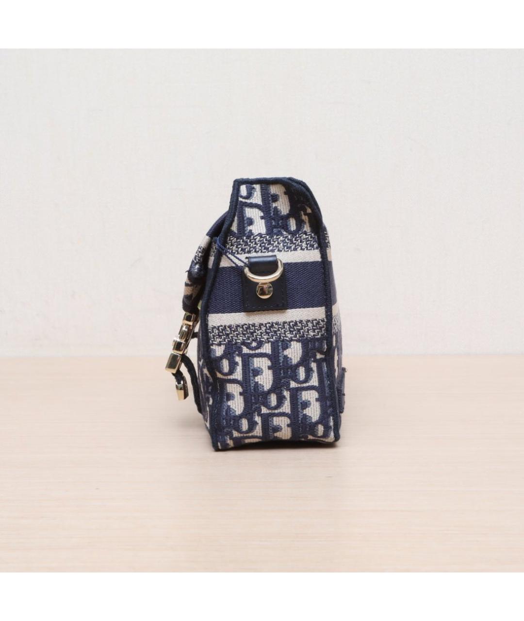 CHRISTIAN DIOR Синяя сумка через плечо, фото 5