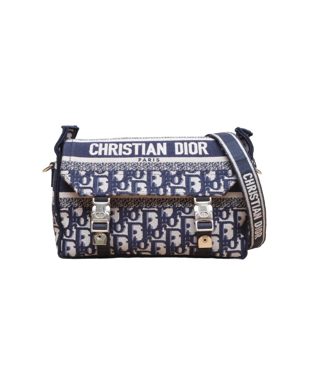 CHRISTIAN DIOR Синяя сумка через плечо, фото 10