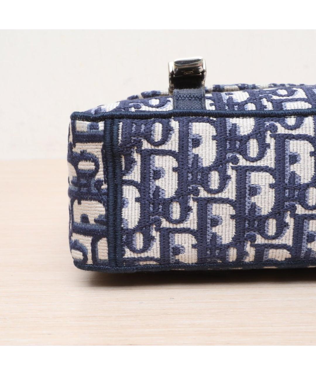 CHRISTIAN DIOR Синяя сумка через плечо, фото 9