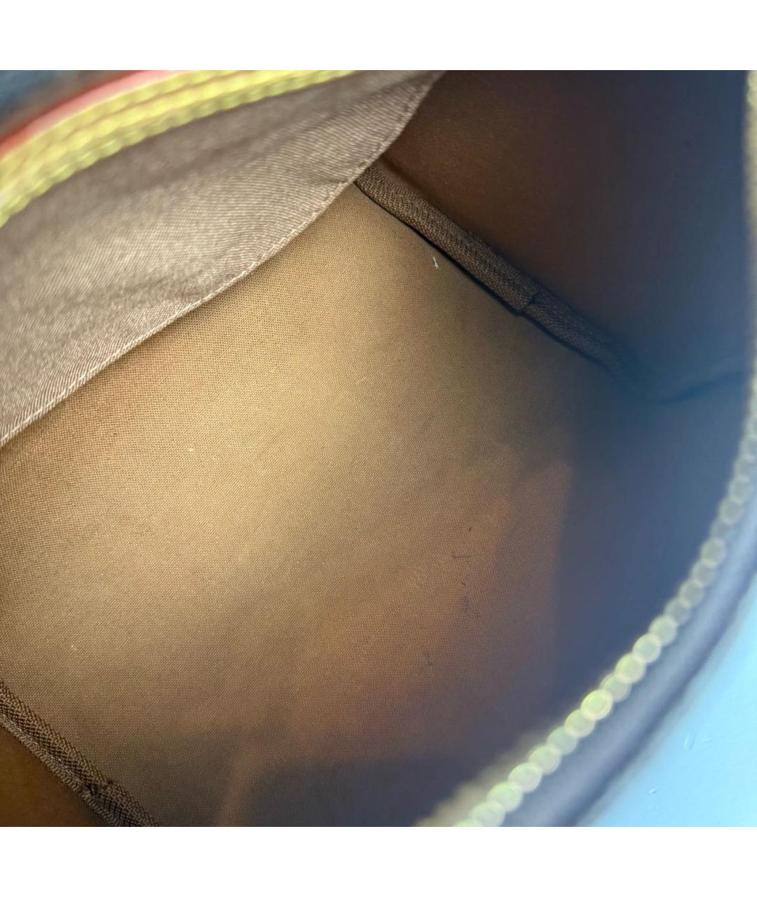 LOUIS VUITTON Коричневая сумка с короткими ручками, фото 7