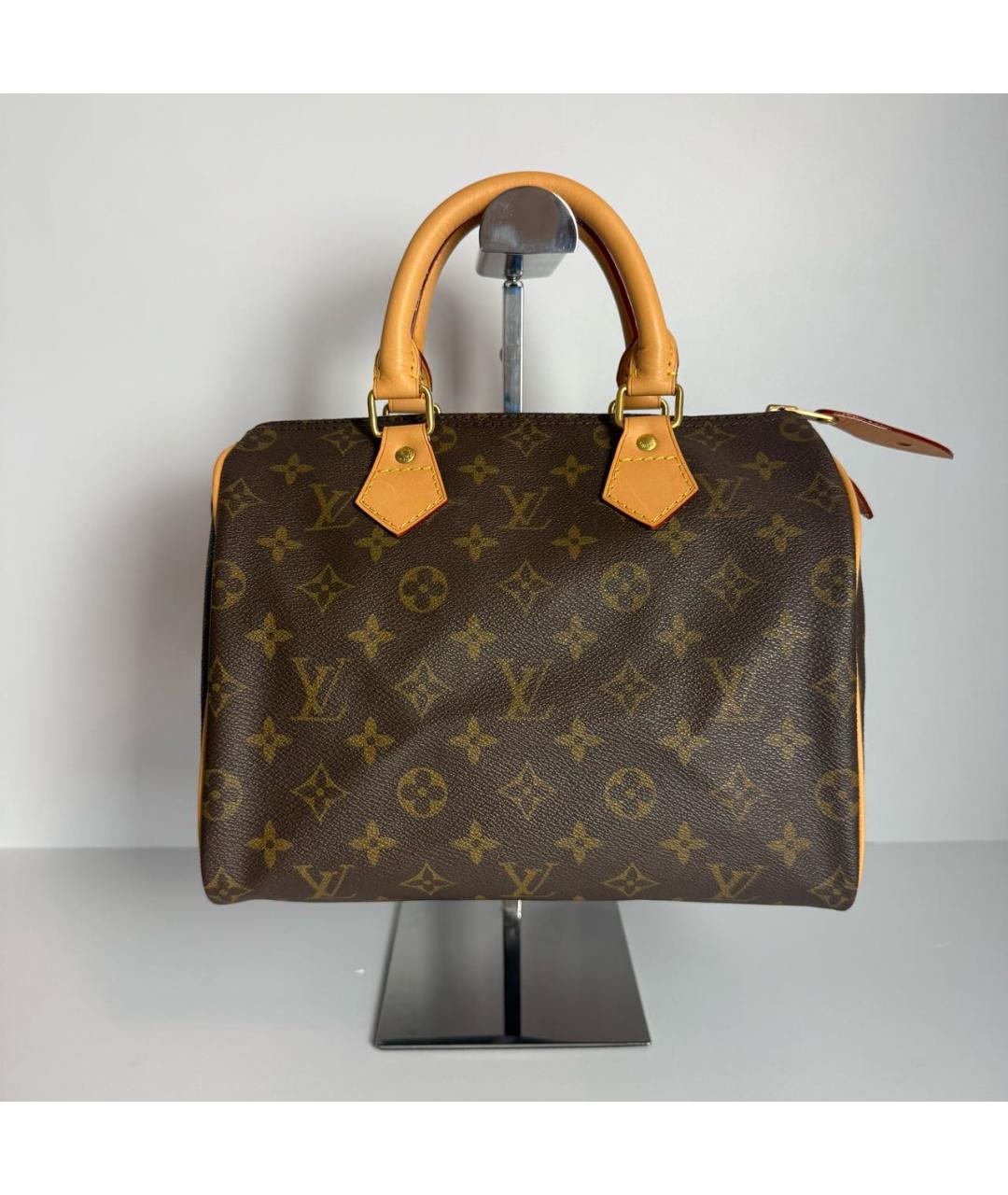 LOUIS VUITTON Коричневая сумка с короткими ручками, фото 2