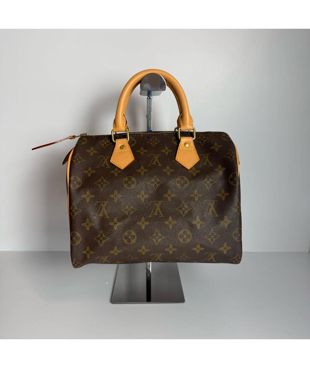 LOUIS VUITTON Коричневая сумка с короткими ручками, фото 9