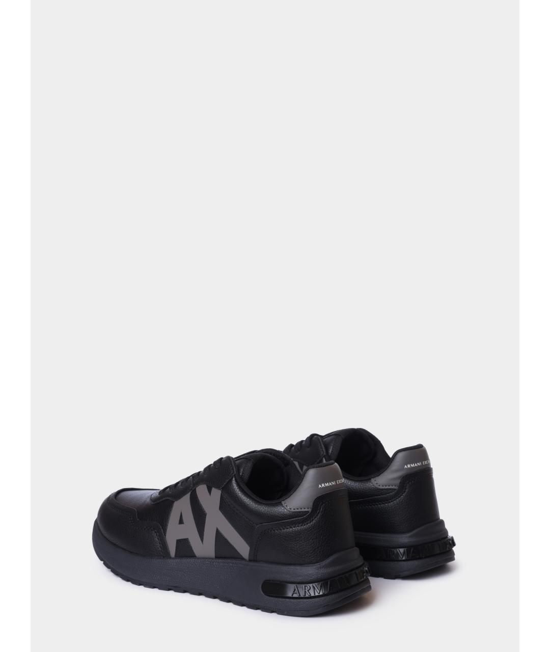 ARMANI EXCHANGE Черные низкие кроссовки / кеды, фото 6
