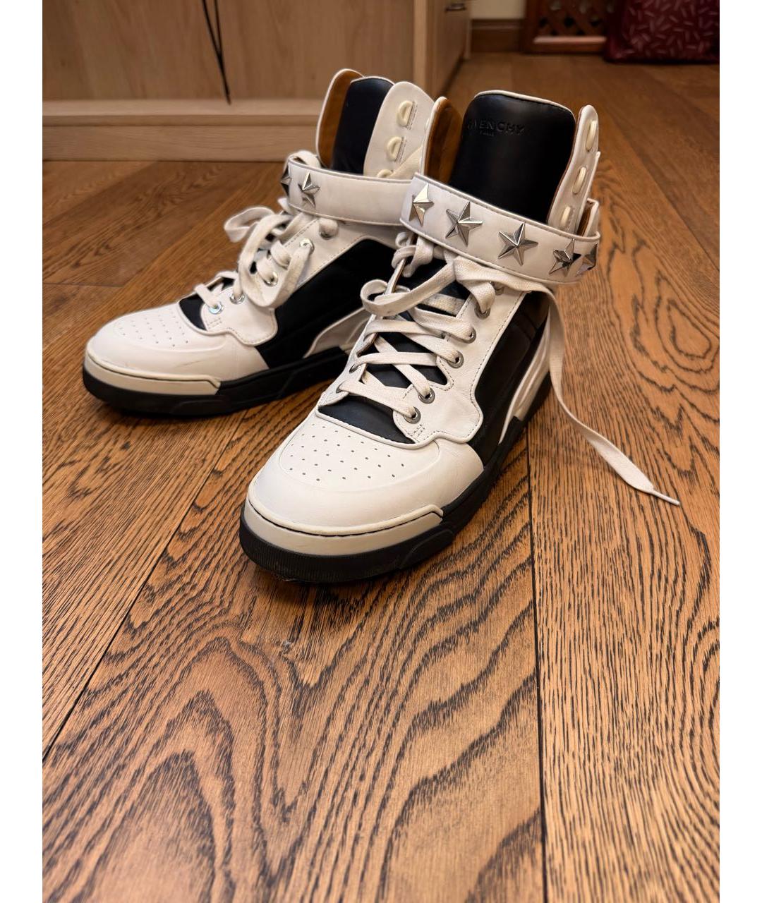 GIVENCHY Белые кожаные кеды, фото 2