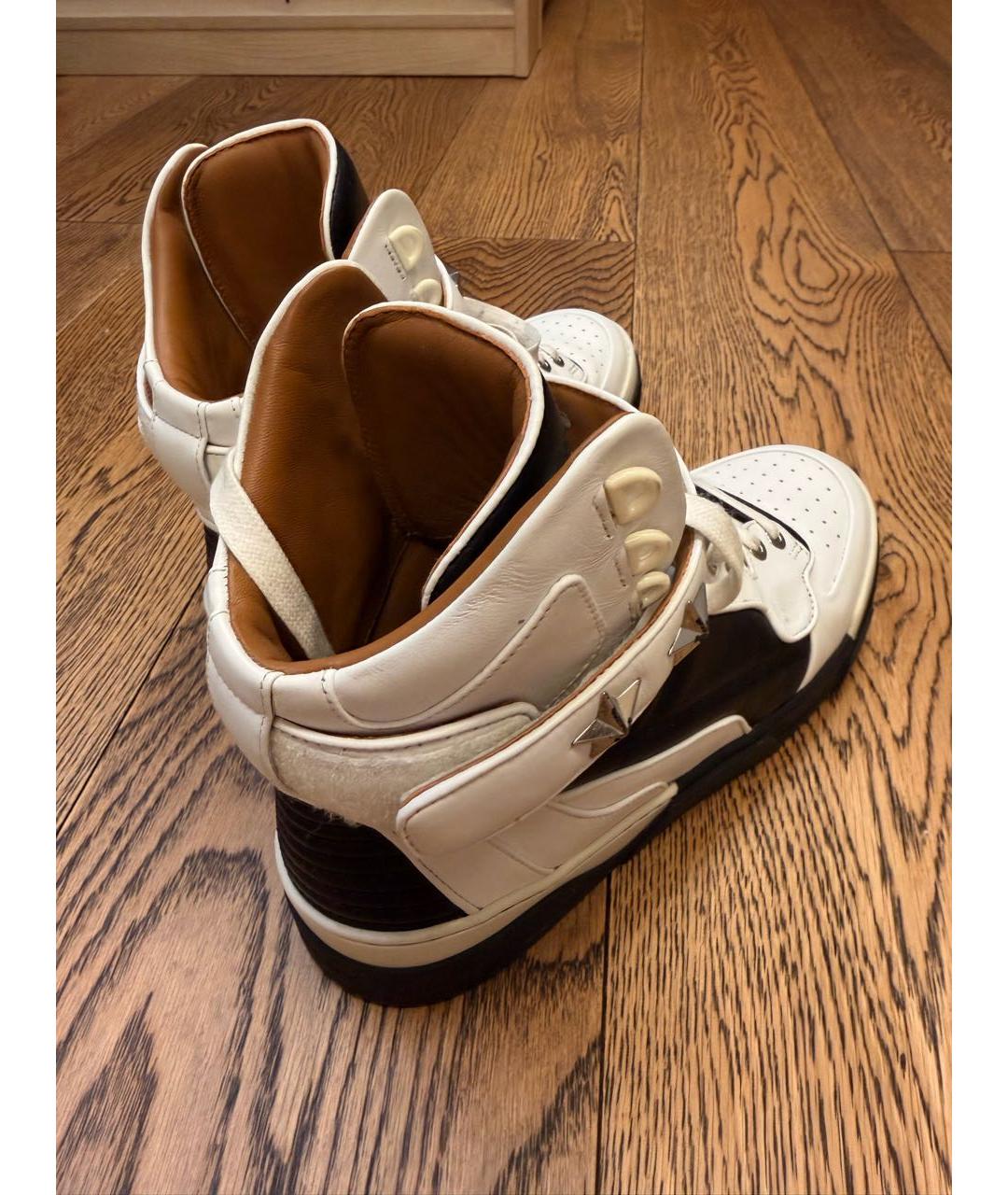 GIVENCHY Белые кожаные кеды, фото 3