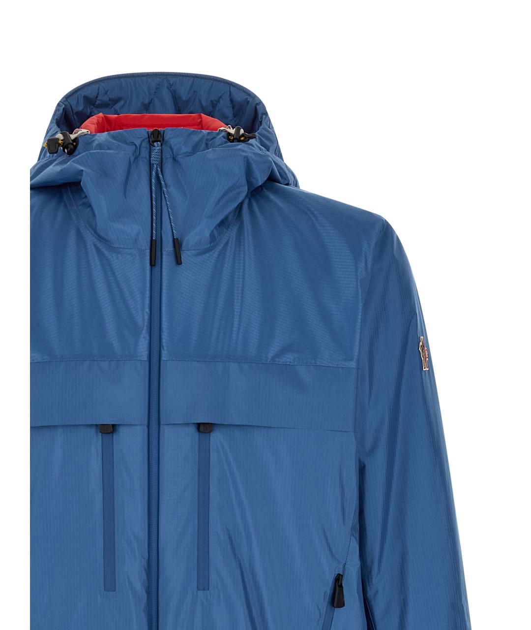MONCLER GRENOBLE Синяя полиамидовая куртка, фото 3