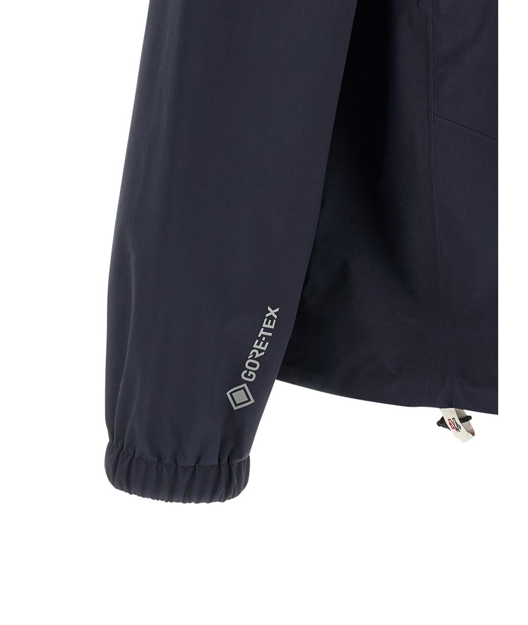 MONCLER GRENOBLE Темно-синяя полиамидовая куртка, фото 5
