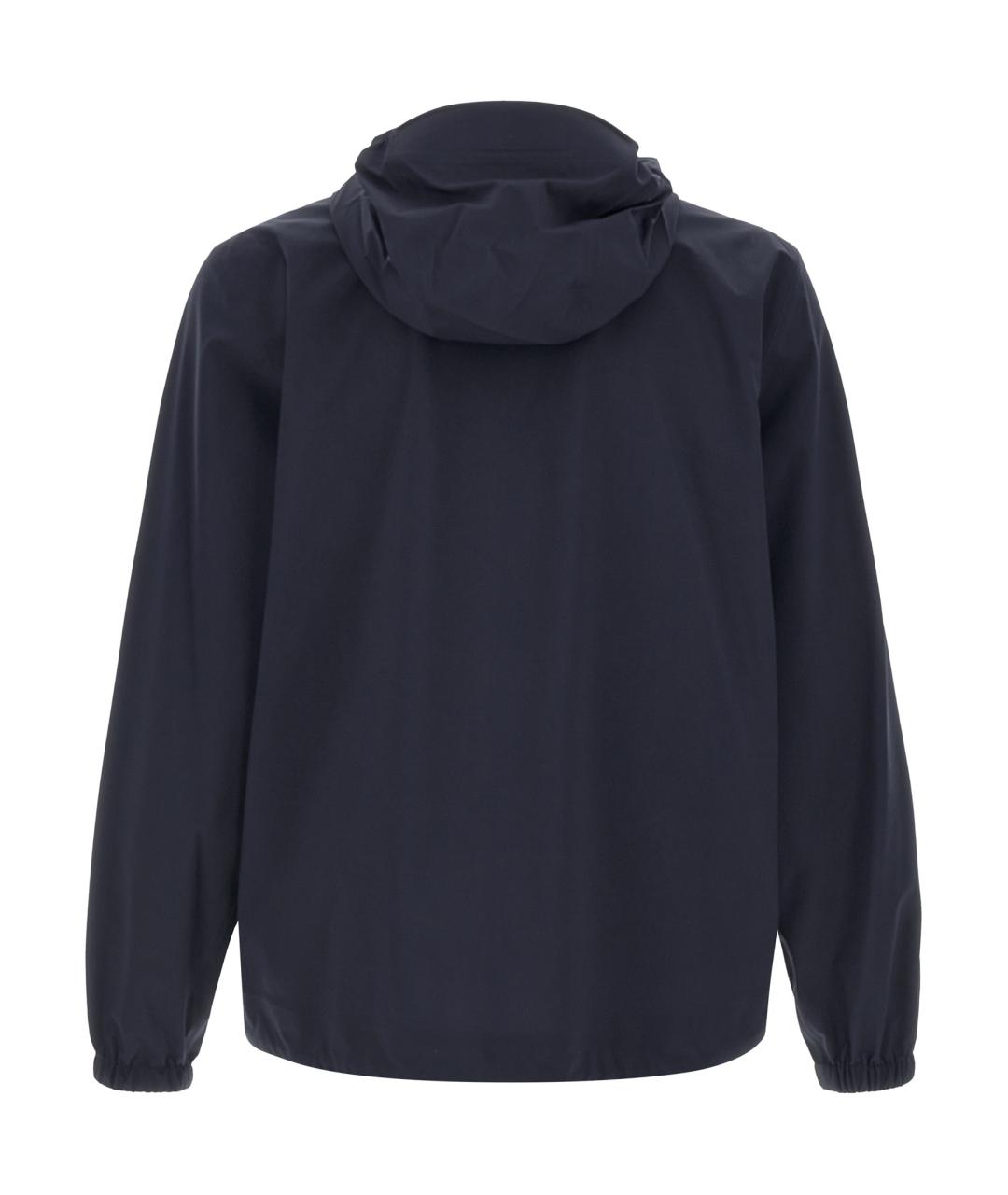 MONCLER GRENOBLE Темно-синяя полиамидовая куртка, фото 2